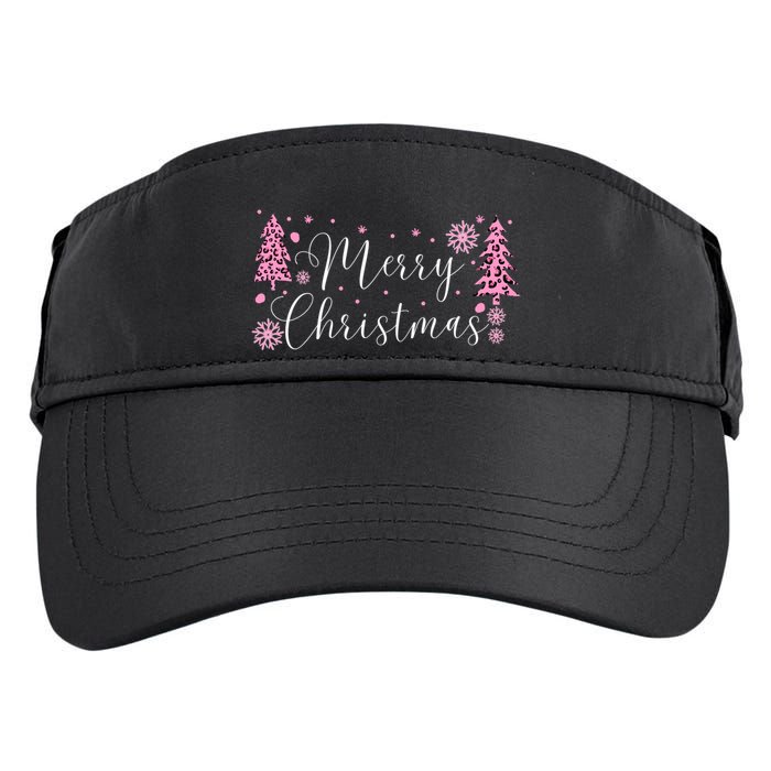 Wild About Christmas: Leopard Print Trees And Snowflake Magic Gift Adult Drive Performance Visor
