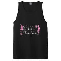 Wild About Christmas: Leopard Print Trees And Snowflake Magic Gift PosiCharge Competitor Tank