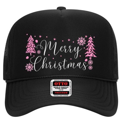 Wild About Christmas: Leopard Print Trees And Snowflake Magic Gift Trucker Hat