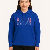 Wild About Christmas: Leopard Print Trees And Snowflake Magic Gift Hoodie