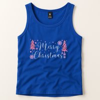 Wild About Christmas: Leopard Print Trees And Snowflake Magic Gift Tank Top