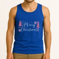 Wild About Christmas: Leopard Print Trees And Snowflake Magic Gift Tank Top