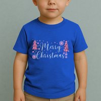 Wild About Christmas: Leopard Print Trees And Snowflake Magic Gift Toddler T-Shirt