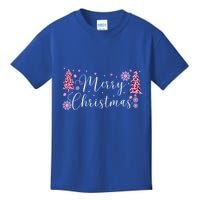 Wild About Christmas: Leopard Print Trees And Snowflake Magic Gift Kids T-Shirt