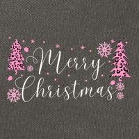 Wild About Christmas: Leopard Print Trees And Snowflake Magic Gift Cotton Canvas Backpack