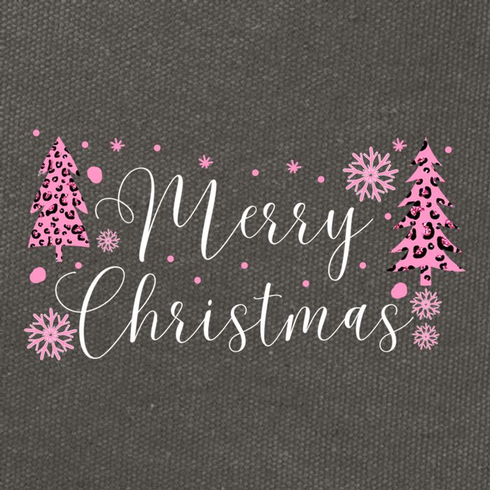 Wild About Christmas: Leopard Print Trees And Snowflake Magic Gift Cotton Canvas Backpack