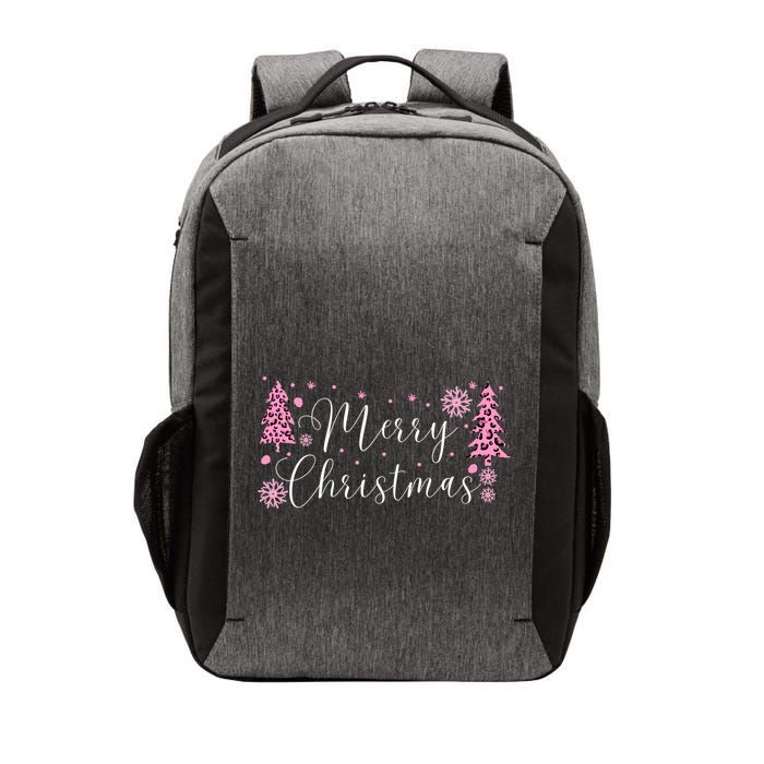 Wild About Christmas: Leopard Print Trees And Snowflake Magic Gift Vector Backpack