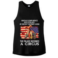 When A Clown Moves Into A Palace He Doesn't Become A King Ladies PosiCharge Tri-Blend Wicking Tank