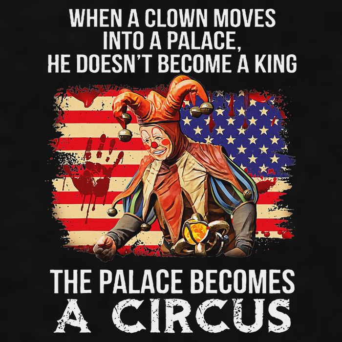 When A Clown Moves Into A Palace He Doesn't Become A King Ladies PosiCharge Tri-Blend Wicking Tank