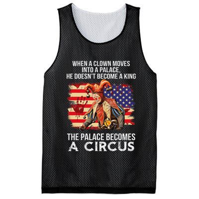 When A Clown Moves Into A Palace He Doesn't Become A King Mesh Reversible Basketball Jersey Tank