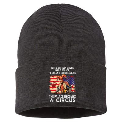 When A Clown Moves Into A Palace He Doesn't Become A King Sustainable Knit Beanie