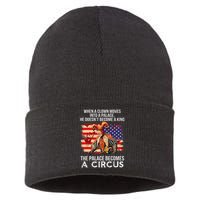 When A Clown Moves Into A Palace He Doesn't Become A King Sustainable Knit Beanie