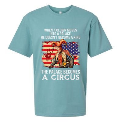 When A Clown Moves Into A Palace He Doesn't Become A King Sueded Cloud Jersey T-Shirt