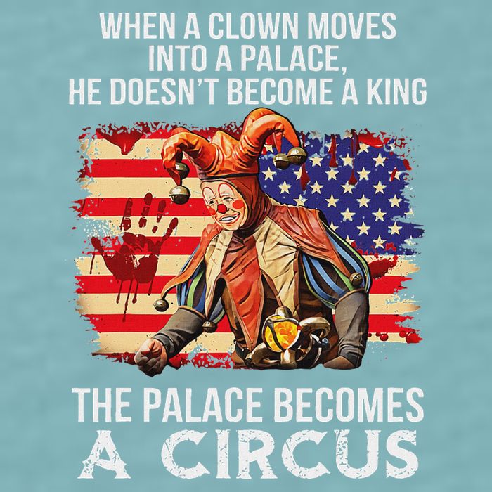 When A Clown Moves Into A Palace He Doesn't Become A King Sueded Cloud Jersey T-Shirt