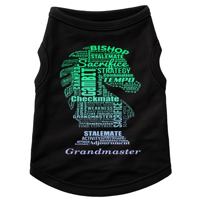 Word Art Chess Piece for Chess Player Bishop Chess Doggie Tank