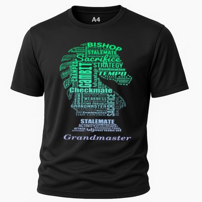 Word Art Chess Piece for Chess Player Bishop Chess Performance Shirt