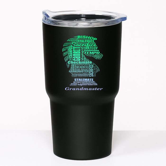 Word Art Chess Piece for Chess Player Bishop Chess Tumbler