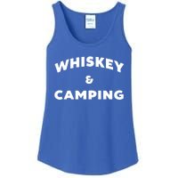 Whiskey And Camping Camping Gift Roadtrip Cute Gift Ladies Essential Tank