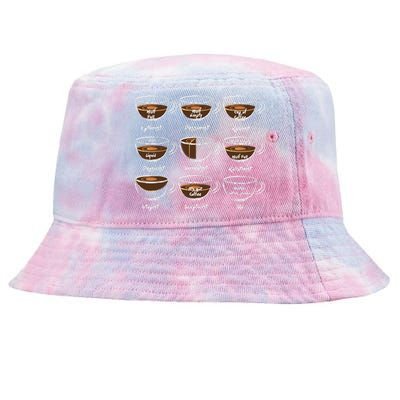 Womens Another Coffee Lover Saying Gift For Her Mom Wine Tie-Dyed Bucket Hat