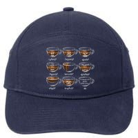 Womens Another Coffee Lover Saying Gift For Her Mom Wine 7-Panel Snapback Hat