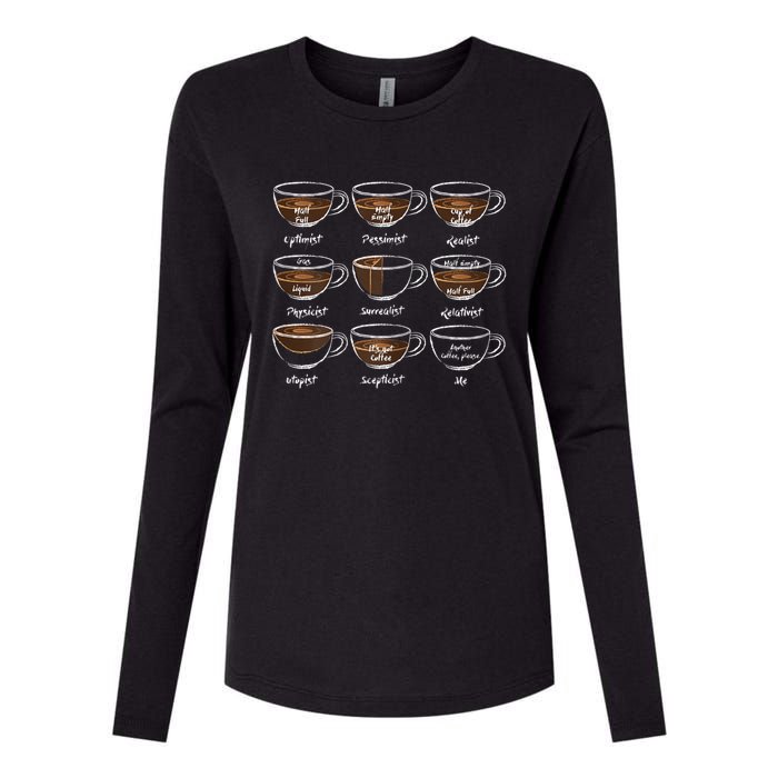 Womens Another Coffee Lover Saying Gift For Her Mom Wine Womens Cotton Relaxed Long Sleeve T-Shirt