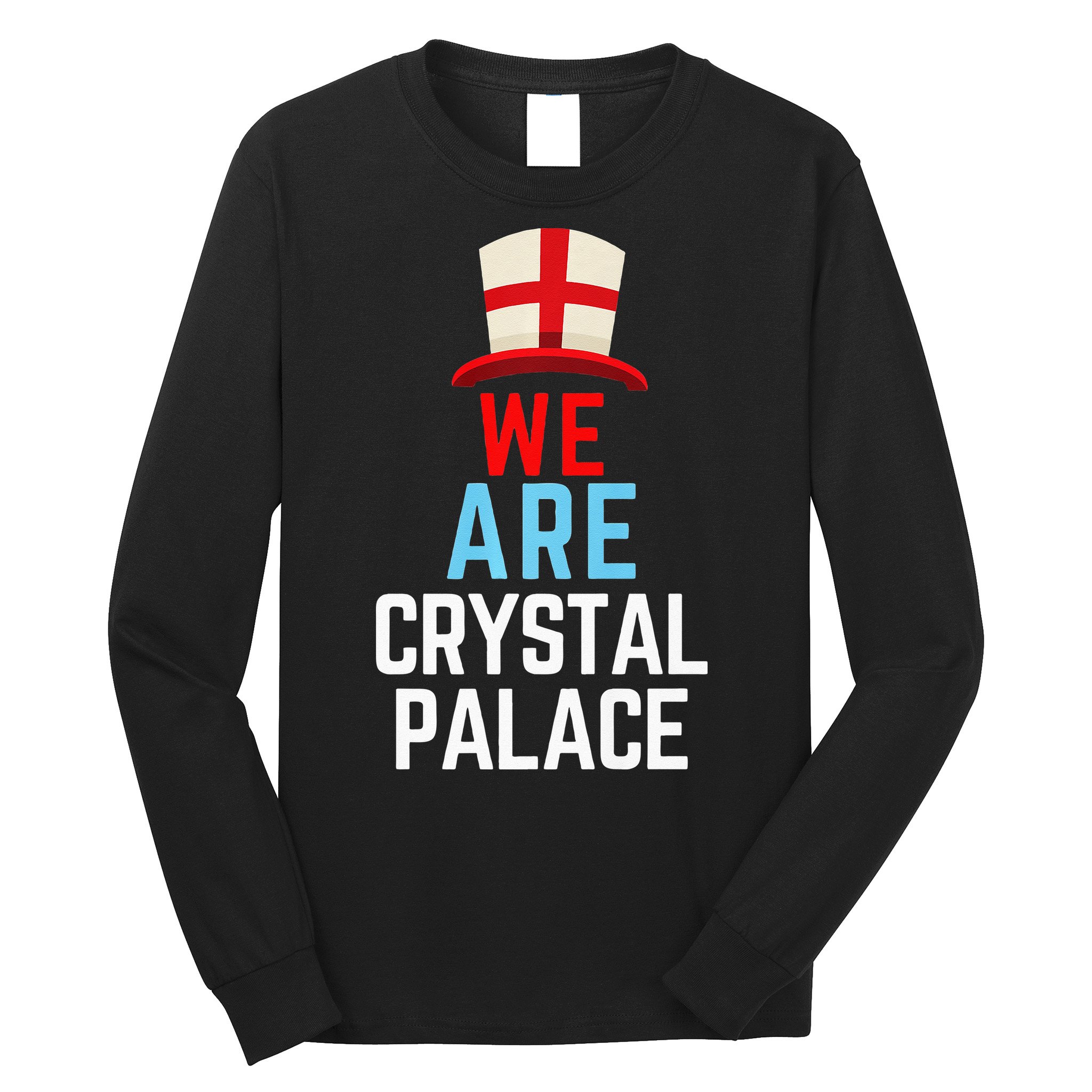We Are Crystal Palace England Flag Sports Long Sleeve Shirt