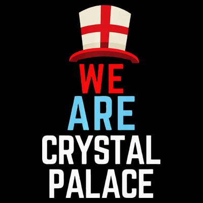 We Are Crystal Palace England Flag Sports T-Shirt