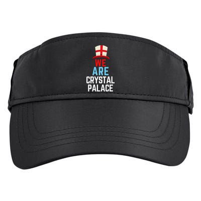 We Are Crystal Palace England Flag Sports Adult Drive Performance Visor