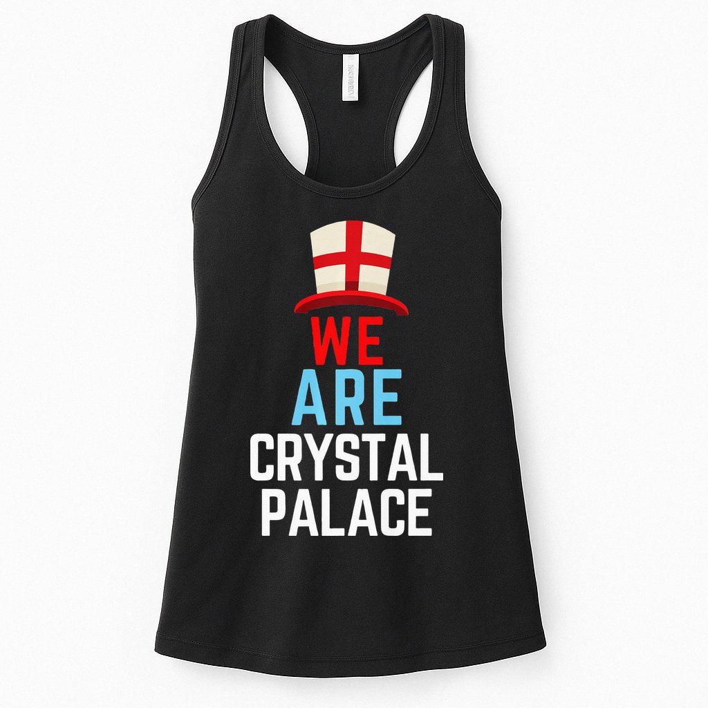 We Are Crystal Palace England Flag Sports Womens Tank Top