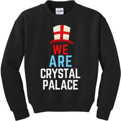 We Are Crystal Palace England Flag Sports Kids Sweatshirt