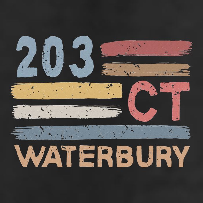 Waterbury Area Code 203 Residents State Connecticut Cool Comfort Performance Bucket Hat