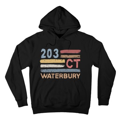 Waterbury Area Code 203 Residents State Connecticut Hoodie