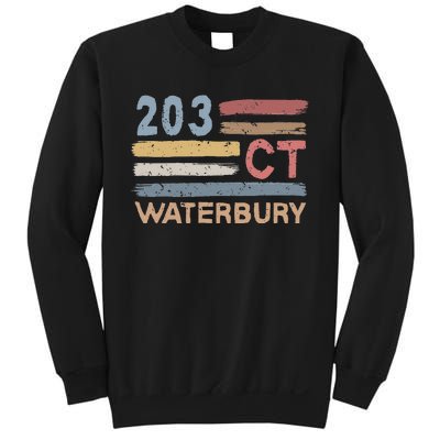 Waterbury Area Code 203 Residents State Connecticut Sweatshirt