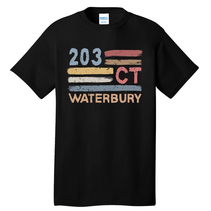 Waterbury Area Code 203 Residents State Connecticut Tall T-Shirt