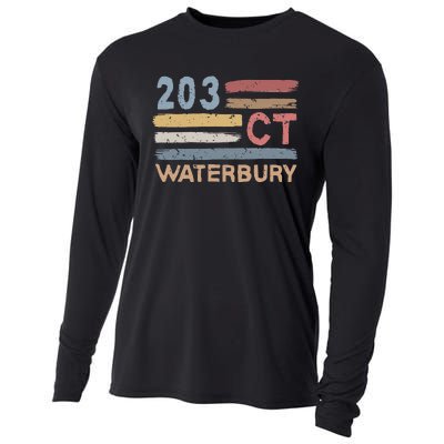 Waterbury Area Code 203 Residents State Connecticut Cooling Performance Long Sleeve Crew