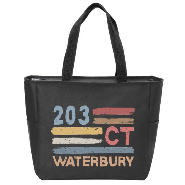 Waterbury Area Code 203 Residents State Connecticut Zip Tote Bag