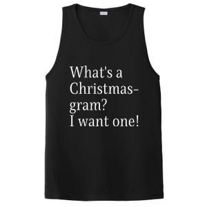 WhatS A Christmasgram? I Want One. Funny Christmas Sayings PosiCharge Competitor Tank