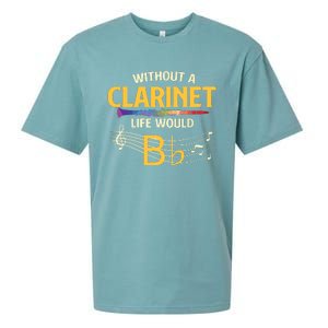 Without A Clarinet Life Would B Flat Clarinetist Sueded Cloud Jersey T-Shirt