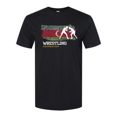 Wrestling Azerbaijan Combat Sports Player Wrestling Softstyle® CVC T-Shirt