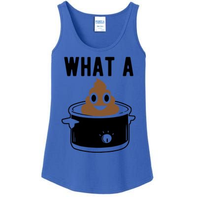 What A Crock Gift Funny Poop In A Crock Pot Gift Ladies Essential Tank