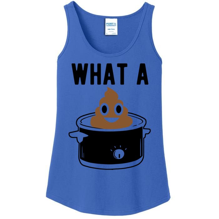 What A Crock Gift Funny Poop In A Crock Pot Gift Ladies Essential Tank