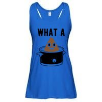 What A Crock Gift Funny Poop In A Crock Pot Gift Ladies Essential Flowy Tank