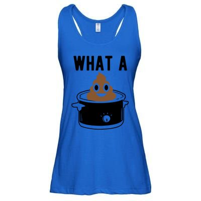 What A Crock Gift Funny Poop In A Crock Pot Gift Ladies Essential Flowy Tank