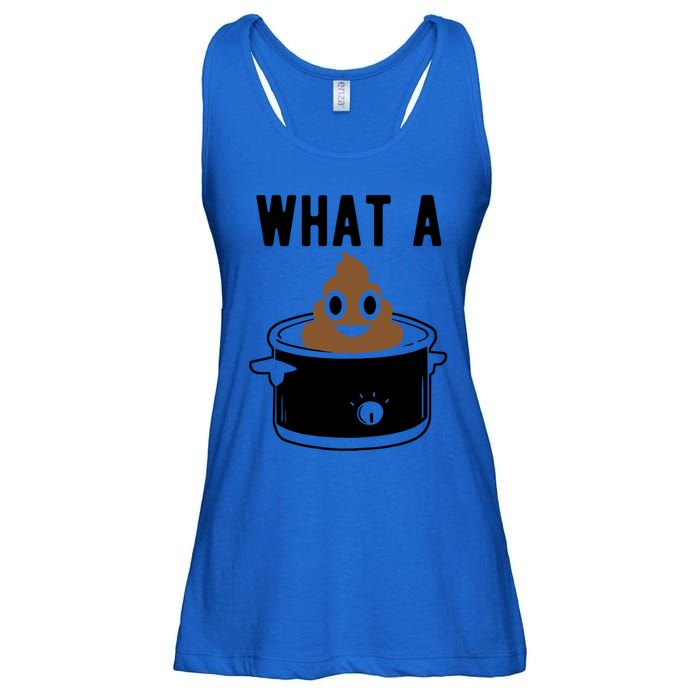 What A Crock Gift Funny Poop In A Crock Pot Gift Ladies Essential Flowy Tank