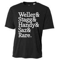 Whiskey Alcohol Drinker Weller & Staggy & Handy & Saz & Rare Cooling Performance Crew T-Shirt