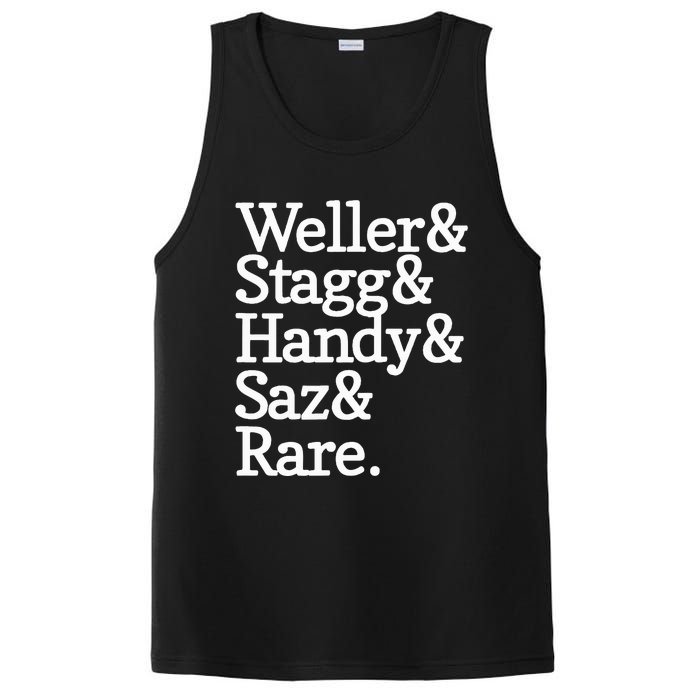 Whiskey Alcohol Drinker Weller & Staggy & Handy & Saz & Rare PosiCharge Competitor Tank