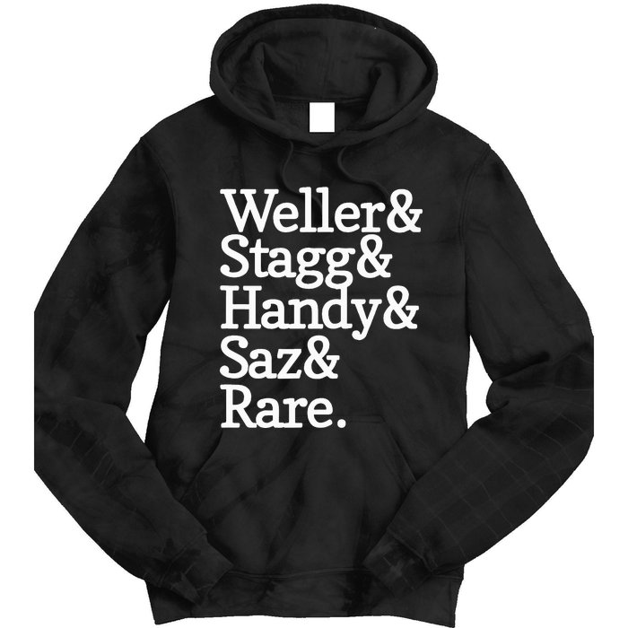 Whiskey Alcohol Drinker Weller & Staggy & Handy & Saz & Rare Tie Dye Hoodie