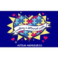 Walking A Different Path Gift Autism Awareness Quote Proud Funny Gift Bumper Sticker