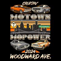 Woodward Ave Cruise Motown Mopower 2024 Button