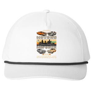 Woodward Ave Cruise Motown Mopower 2024 Snapback Five-Panel Rope Hat